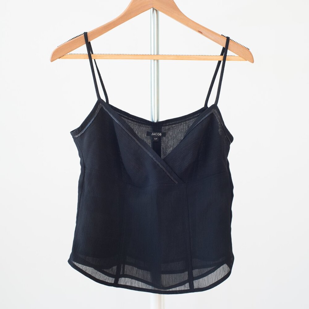 Lined spaghetti strap top